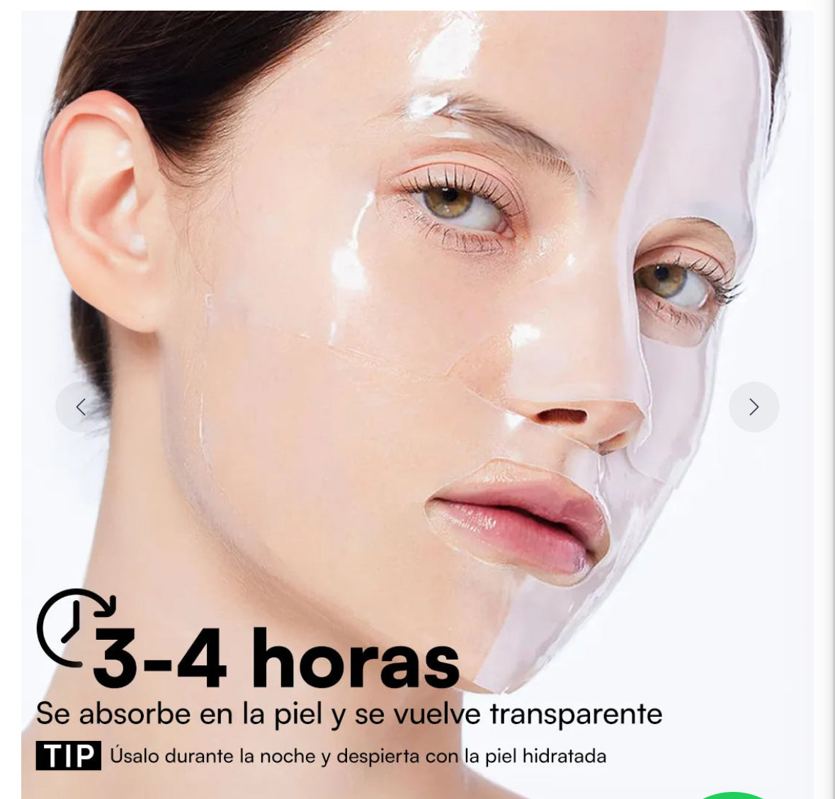 Mascarilla de colágeno orgánico